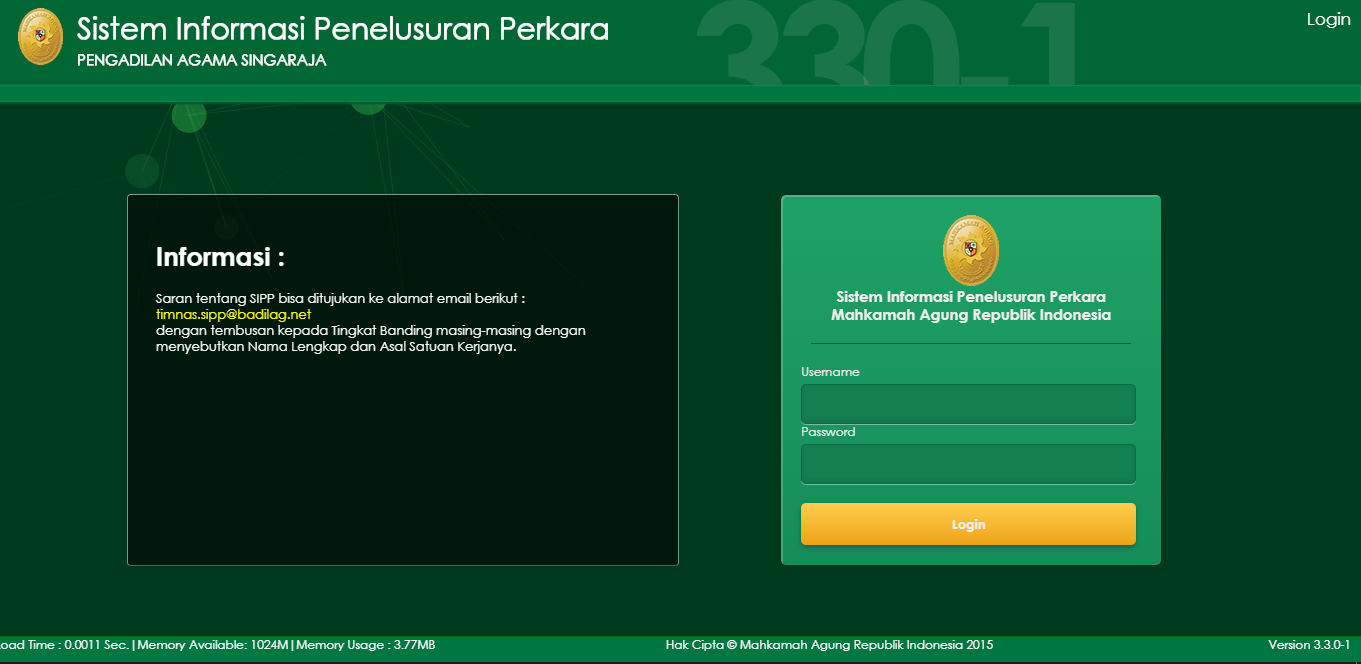SIPP Pengadilan Agama Singaraja